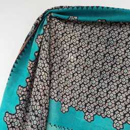 Unique Vintage Kantha Quilt Reversible Patchwork Block Print Cotton Handmade Blanket - thumbnail 2