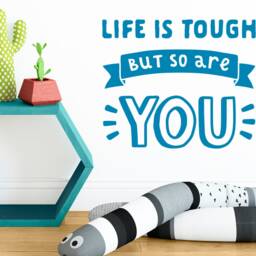 Kids Room Wall Decal - Stickers, Motivational Quote Decal, Nursery Decor, Play Art, Self Care - thumbnail 3
