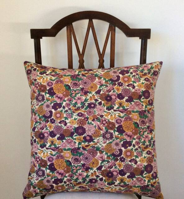 Liberty Of London Vintage Fabric Cushion - image 1