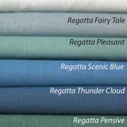 Custom Relaxed Roman Shade With Contrasting Border, Chain Mechanism - thumbnail 4
