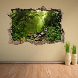 Tropical Forest River Wall Sticker Mural Decal Poster Print Art Home Office Decor Db28 - thumbnail 1
