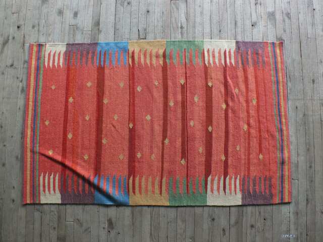 New Kilim, Lovely Kilim Rug, Colorful Rug, About 6x3 Feet Rug, Red Rug, Turkish Rug, Kilim, Nursery Rug, Handmade Rug, Organic Rug - image 1