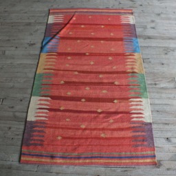 New Kilim, Lovely Kilim Rug, Colorful Rug, About 6x3 Feet Rug, Red Rug, Turkish Rug, Kilim, Nursery Rug, Handmade Rug, Organic Rug - thumbnail 2