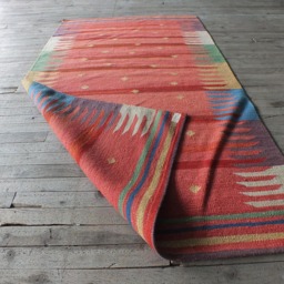 New Kilim, Lovely Kilim Rug, Colorful Rug, About 6x3 Feet Rug, Red Rug, Turkish Rug, Kilim, Nursery Rug, Handmade Rug, Organic Rug - thumbnail 3