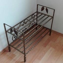 Vintage Shoe Rack Storage Solution Stand Holder Organizer 2 Tier Home Hallway Entryway Furniture - thumbnail 3
