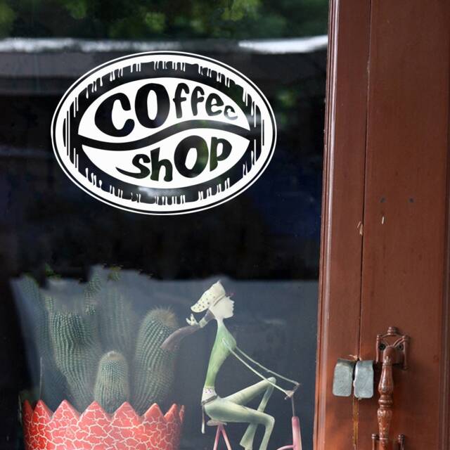 Coffee Shop Vinyl Wall Decal Removable Home Decor 1724 - image 1