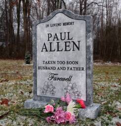 Custom Modern Tombstone Halloween Prop For Your Event Or Movie - thumbnail 1