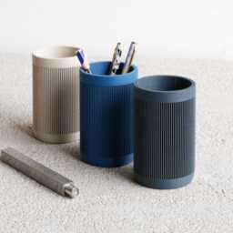 Pen Holder Japan/Desk Organizer Printed in Wood Original Gift Her Or Him - thumbnail 2