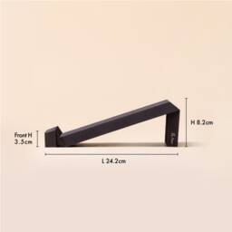 Portable Laptop Stand With Recycled Paper, Eco-Friendly Gift For Minimalist, G.stand Laptop, 13 Inch - 15 Inch, Black - thumbnail 2