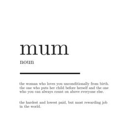 Dictionary Print For Mum, Mother's Day Print, Dictionary Style Definition Of Mother, Meaning Mum Words - thumbnail 2
