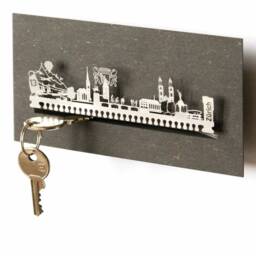 Zurich Souvenir Gift Tube - Elegant Swiss City Skyline Silhouette Design Perfect Travel Memento - thumbnail 1