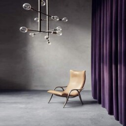 Pair Of Purple Velvet Curtains, Bedroom Living Room Silk Custom Curtains - thumbnail 2