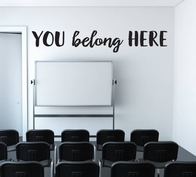 "Vinyl Wall Art Decal - ""You Belong Here" - image 1