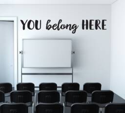 "Vinyl Wall Art Decal - ""You Belong Here" - thumbnail 1