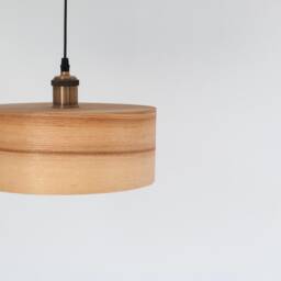 Olive Wood Ceiling Light For Kitchen Decor, Modern Chandelier Farmhouse Unique Hanging Lamp - thumbnail 2