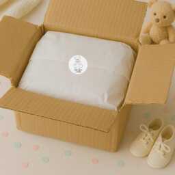 Baby Shower Soy Wax Candle - Custom Engraved Container Gift - thumbnail 4