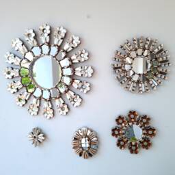"Peruvian Mirrors ""Rosa Silver" - thumbnail 1