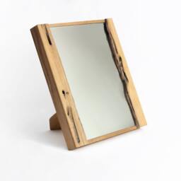 Small Table Mirror in Wood From Venice