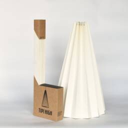 Brownfolds White Paper Origami Lampshade Tipi High Single Pack - thumbnail 4