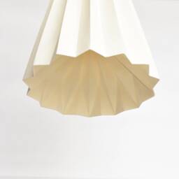 Brownfolds White Paper Origami Lampshade Tipi High Single Pack - thumbnail 3