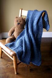 Beautiful Baby Blanket - 26 Colors To Choose From Soft/Breathable/Crochet/Knit/Yarn/Nursery/Newborn/Photo Prop - thumbnail 1