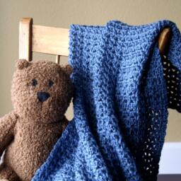 Beautiful Baby Blanket - 26 Colors To Choose From Soft/Breathable/Crochet/Knit/Yarn/Nursery/Newborn/Photo Prop - thumbnail 2