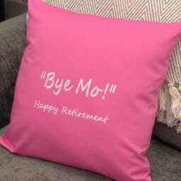 Personalised Throw Cushion For Retirements Birthdays Or Anniversary Celebration Gifts - thumbnail 1
