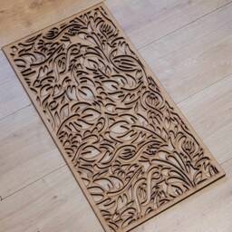 Floral Laser-Cut Mdf Panel Radiator Screen, Wall Art 3mm/ 6mm 0142 - thumbnail 2