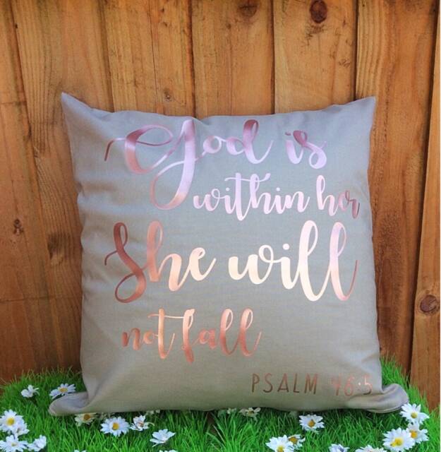 Bible Verse Cushion Cover Psalms Scripture - image 1