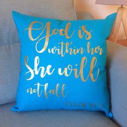 Bible Verse Cushion Cover Psalms Scripture - thumbnail 3