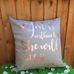 Bible Verse Cushion Cover Psalms Scripture - thumbnail 2