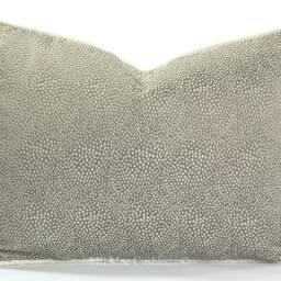 Osborne & Little Akoya Luxury Designer Grey Silver Cushion Pillow Throw Cover - thumbnail 3