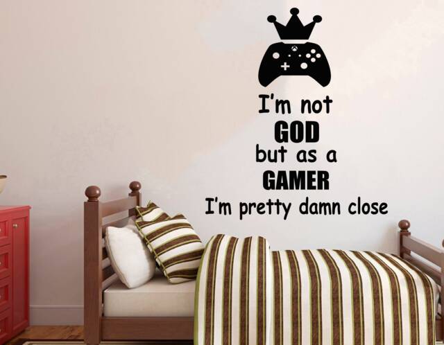 Gamer Wall Decal Video Game Controller Art 3064 - image 1