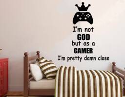 Gamer Wall Decal Video Game Controller Art 3064 - thumbnail 1
