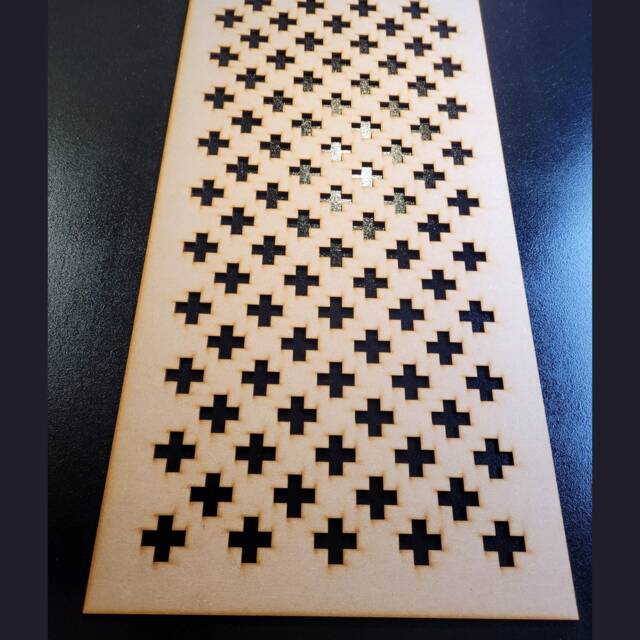 Laser-Cut Cross Mdf Panel Radiator Cabinet Screen Wall Art Many Sizes 0131 - image 1