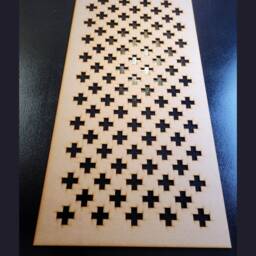 Laser-Cut Cross Mdf Panel Radiator Cabinet Screen Wall Art Many Sizes 0131 - thumbnail 1