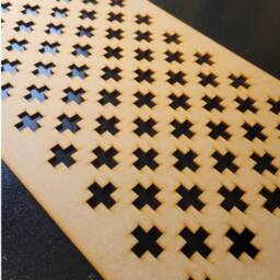 Laser-Cut Cross Mdf Panel Radiator Cabinet Screen Wall Art Many Sizes 0131 - thumbnail 2