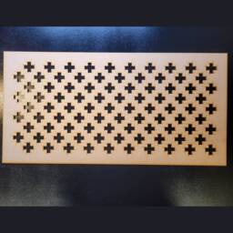 Laser-Cut Cross Mdf Panel Radiator Cabinet Screen Wall Art Many Sizes 0131 - thumbnail 3