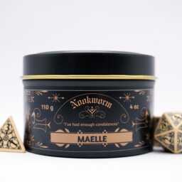 Maelle Candle - Expedition 33 Inspired Green Apple, Red Roses, Sandalwood, Clean Linen Vegan, Hand-Poured - thumbnail 2