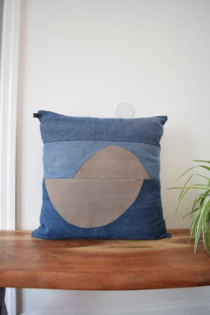 Denim Pillow Cover 20'' X - image 1
