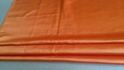 Orange Satin Fabric To Be Made Into A Roman Blind Up 70cm Wide X 140cm Drop - thumbnail 1