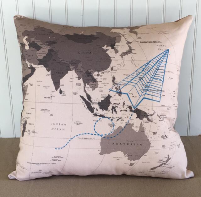 Paper Airplane Pillow Cover - image 1
