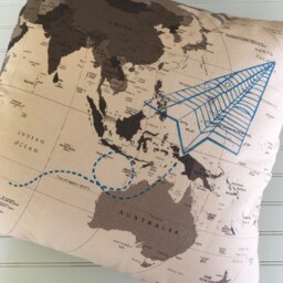 Paper Airplane Pillow Cover - thumbnail 2