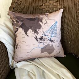 Paper Airplane Pillow Cover - thumbnail 3