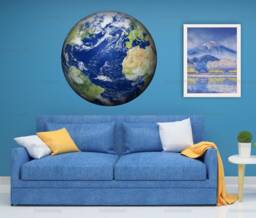 Planets Decal Car School Decals For Wall Wall Art Globe Vinyl Earth Decal School - thumbnail 1
