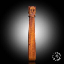 Hand Carved Svetovid Idol, Slavic Pagan Amulet, Museum Copy - thumbnail 2