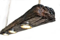 Craftsman Chandelier Reclaimed Oak Beams, Wood Chandelier, Barn Wood, Beam, Farmhouse Chandelier Lighting, Lighting