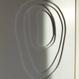 Umbra Ii, 3D Relief Structural Image, Wall Art, Image Canvas, Abstract Art Canvas - thumbnail 4