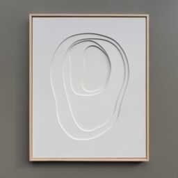 Umbra Ii, 3D Relief Structural Image, Wall Art, Image Canvas, Abstract Art Canvas - thumbnail 2