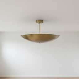 Mid Century Modern Handcrafted Sputnik Chandelier Polished Raw Brass 4 Light Pendant Home Decor - thumbnail 4